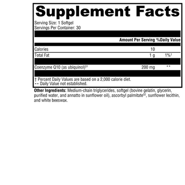 CoQmax Ubiquinol 200 mg